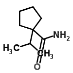 CAS#: 56497-40-6, 1-Isopropylcyclopentanecarboxamide
