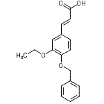 CAS#: 565174-23-4, (2E)-3-[4-(Benzyloxy)-3-Ethoxyphenyl]Acrylic Acid