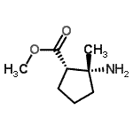 CAS 登录号：566157-95-7， 甲基(1S,2R)-2-氨基-2-甲基环戊烷羧酸酯