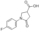 CAS 登录号：56617-43-7， 1-(4-氟-苯基)-5-氧代-吡咯烷-3-羧酸