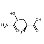 CAS 登录号：56618-04-3， 3-[氨基甲酰(羟基)氨基]-L-丙氨酸