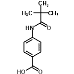 CAS 登录号：56619-97-7， 4-[(2,2-二甲基丙烷酰基)氨基]苯甲酸