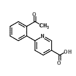 CAS#: 566198-29-6, 6-(2-Acetylphenyl)Nicotinic Acid
