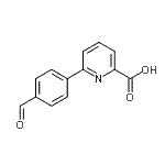 CAS#: 566198-31-0, 6-(4-Formylphenyl)-2-Pyridinecarboxylic Acid