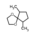 CAS 登录号：56620-00-9， 6,9-二甲基-1,4-二氧杂螺[4.4]壬烷
