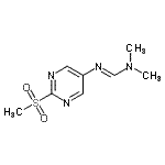 CAS 登录号：56622-05-0， N,N-二甲基-N'-[2-(甲基磺酰基)-5-嘧啶基]亚氨代甲酰胺