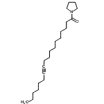 CAS 登录号：56666-39-8， 1-(1-吡咯烷基)-11-十八碳炔-1-酮