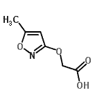 CAS 登录号：56674-48-7， [(5-甲基-1,2-恶唑-3-基)氧基]乙酸