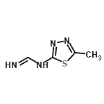 CAS#: 56684-74-3, N-(5-Methyl-1,3,4-thiadiazol-2-yl)imidoformamide