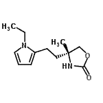 CAS#: 566938-47-4, (4R)-4-[2-(1-Ethyl-1H-Pyrrol-2-Yl)Ethyl]-4-Methyl-1,3-Oxazolidin-2-One