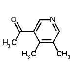 CAS 登录号：56704-28-0， 1-(4,5-二甲基-3-吡啶基)乙酮