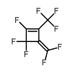 CAS 登录号：5680-05-7， 4-(二氟亚甲基)-2,3,3-三氟-1-(三氟甲基)环丁烯