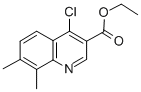 CAS 登录号：56824-88-5， 4-氯-7,8-二甲基喹啉-3-羧酸乙酯