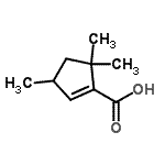 CAS#: 56850-61-4, 3,5,5-Trimethyl-1-Cyclopentene-1-Carboxylic Acid