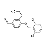 CAS#: 568556-77-4, 4-[(2,6-Dichlorobenzyl)Oxy]-3-Ethoxybenzaldehyde