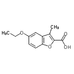 CAS#: 568558-22-5, 5-Ethoxy-3-Methyl-1-Benzofuran-2-Carboxylic Acid