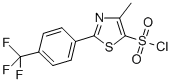 CAS#: 568577-83-3, 4-Methyl-2-[4-(Trifluoromethyl)Phenyl]-1,3-Thiazole-5-Sulfonyl Chloride