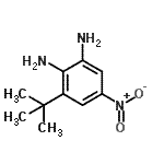 CAS#: 56861-05-3, 3-(2-Methyl-2-Propanyl)-5-Nitro-1,2-Benzenediamine