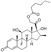 CAS#: 56933-61-0, 9-Fluoro-11beta,17,21-Trihydroxy-16beta-Methylpregna-1,4-Diene-3,20-Dione 21-Hexanoate