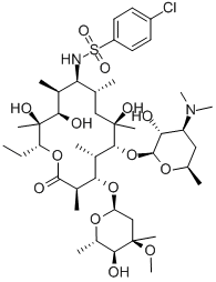 CAS#: 56998-45-9, (9S)-9-[[(4-Chlorophenyl)Sulfonyl]Amino]-9-Deoxoerythromycin
