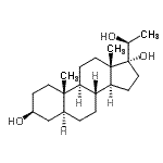 CAS#: 570-50-3, (3beta,5alpha,20S)-Pregnane-3,17,20-Triol