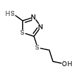 CAS 登录号：57037-59-9， 5-[(2-羟基乙基)硫基]-1,3,4-噻二唑-2(3H)-硫酮