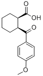 CAS#: 57078-11-2, cis-2-(4-Methoxybenzoyl)Cyclohexane-1-Carboxylic Acid
