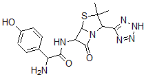 CAS#: 57089-17-5, alpha-Amino-N-[(2S,5beta)-3,3-Dimethyl-7-Oxo-2beta-(1H-Tetrazol-5-Yl)-4-Thia-1-Azabicyclo[3.2.0]Heptan-6alpha-Yl]-4-Hydroxybenzeneacetamide