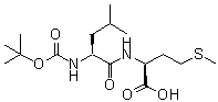 CAS#: 57092-20-3, N-{[(2-Methyl-2-Propanyl)Oxy]Carbonyl}-L-Leucyl-L-Methionine