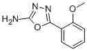 CAS 登录号：5711-59-1， 5-(2-甲氧基苯基)-1,3,4-恶二唑-2-胺