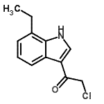 CAS#: 571153-20-3, 2-Chloro-1-(7-Ethyl-1H-Indol-3-Yl)Ethanone