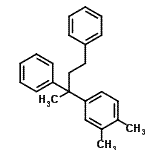 CAS 登录号：57213-94-2， 4-(2,4-二苯基-2-丁炔基)-1,2-二甲基苯