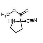 CAS 登录号：57224-13-2， 甲基2-氰基-L-脯氨酸酯