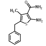 CAS#: 57243-81-9, 2-Amino-5-Benzyl-4-Methyl-3-Thiophenecarboxamide