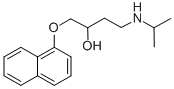 CAS 登录号：57281-37-5， 1-(异丙基氨基)-4-(1-萘氧基)-3-丁醇