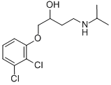 CAS 登录号：57281-46-6， 1-(异丙基氨基)-4-(2,3-二氯苯氧基)-3-丁醇