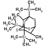 CAS 登录号：57289-38-0， (9,10-二甲基-2,4,6,8-四硫杂三环[3.3.1.1<sup>3,7</sup>]癸烷-1,3,5-三基)三(三甲基硅烷)