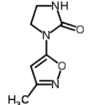 CAS 登录号：572922-65-7， 1-(3-甲基-1,2-恶唑-5-基)-2-咪唑烷酮