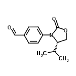 CAS 登录号：572923-00-3， 4-[(4S)-4-异丙基-2-氧代-1,3-恶唑烷-3-基]苯甲醛