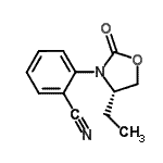 CAS 登录号：572923-15-0， 2-[(4S)-4-乙基-2-氧代-1,3-恶唑烷-3-基]苯甲腈