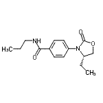 CAS 登录号：572923-16-1， 4-[(4S)-4-乙基-2-氧代-1,3-恶唑烷-3-基]-N-丙基苯甲酰胺