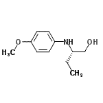 CAS 登录号：572923-28-5， (2S)-2-[(4-甲氧基苯基)氨基]-1-丁醇