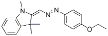 CAS 登录号：57303-68-1， 2-[[(4-乙氧基苯基)偶氮]亚甲基]-2,3-二氢-1,3,3-三甲基-1H-吲哚