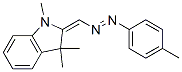 CAS 登录号：57303-71-6， 1,3,3-三甲基-2-[[(对甲苯基)偶氮]亚甲基]吲哚啉