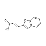 CAS 登录号：57329-40-5， (2E)-3-(1-苯并呋喃-2-基)丙烯酸