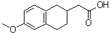 CAS#: 57351-00-5, (6-Methoxy-1,2,3,4-Tetrahydro-2-Naphthalenyl)Acetic Acid