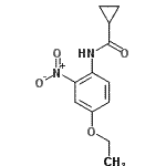 CAS 登录号：574008-54-1， N-(4-乙氧基-2-硝基苯基)环丙烷甲酰胺
