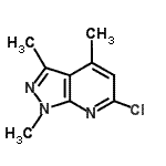 CAS#: 57411-64-0, 6-Chloro-1,3,4-Trimethyl-1H-Pyrazolo[3,4-b]Pyridine