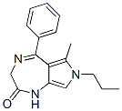 CAS#: 57435-93-5, 3,7-Dihydro-6-Methyl-5-Phenyl-7-Propylpyrrolo[3,4-e]-1,4-Diazepin-2(1H)-One