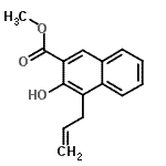CAS#: 57518-88-4, Methyl 4-Allyl-3-Hydroxy-2-Naphthoate